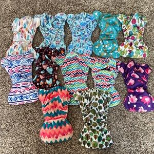 12 newborn/preemie pocket diapers